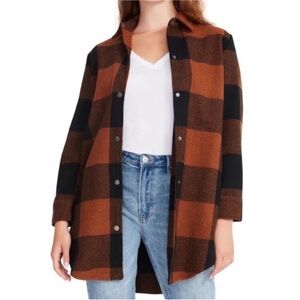 BB Dakota Eldridge Shacket in Cognac Size Small